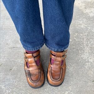 Vintage Dr. Martens ~ 90s Caramel Mary Janes